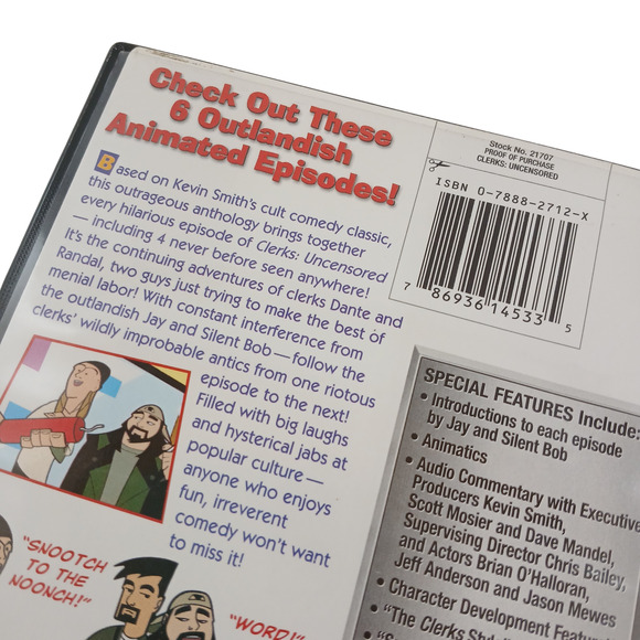 Clerks Uncensored 2‑Disc DVD – Animated Series, Kevin Smith Commentary & Extras - Picture 5 of 13